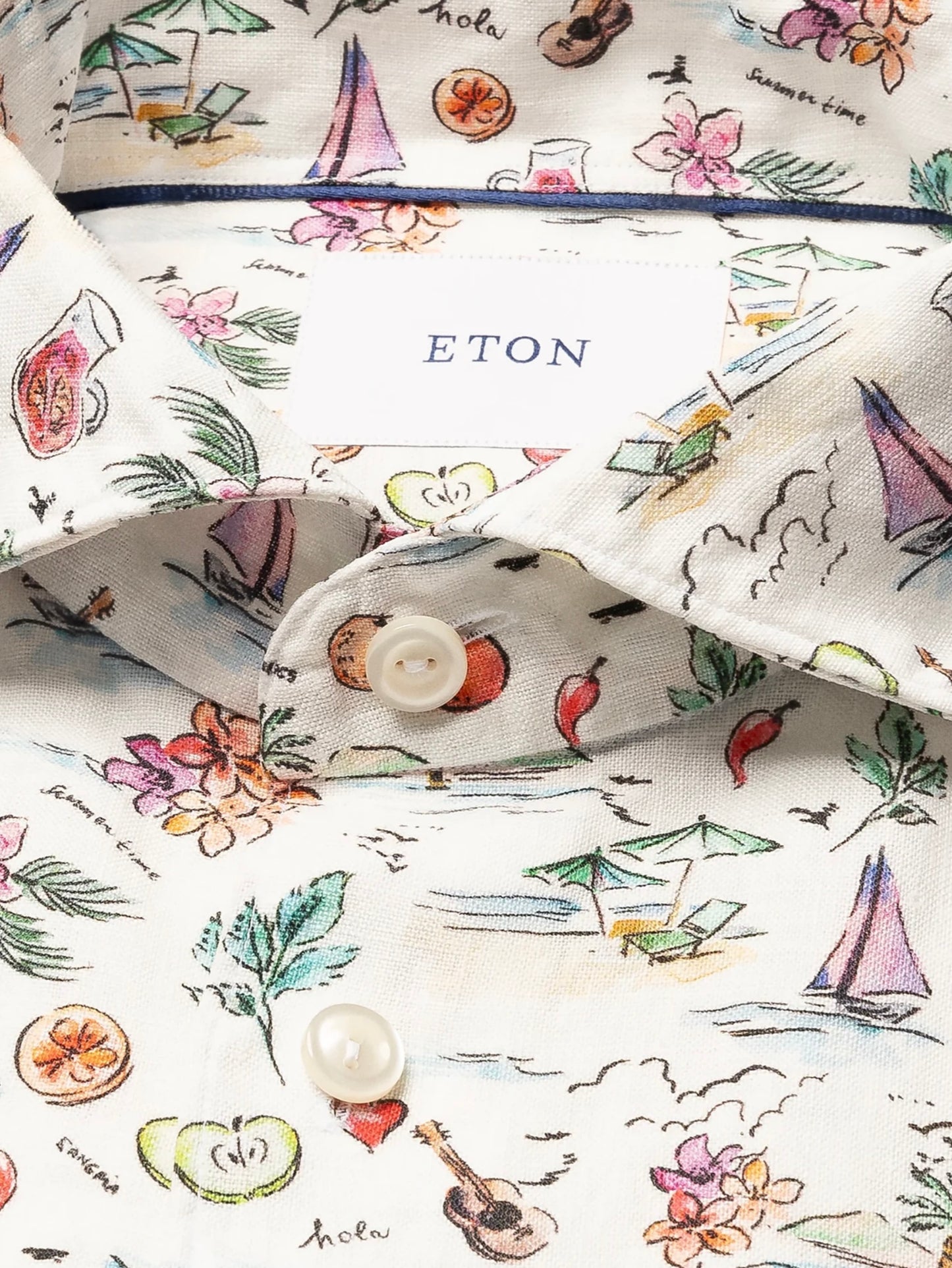 Eton Linen Vacation Shirt