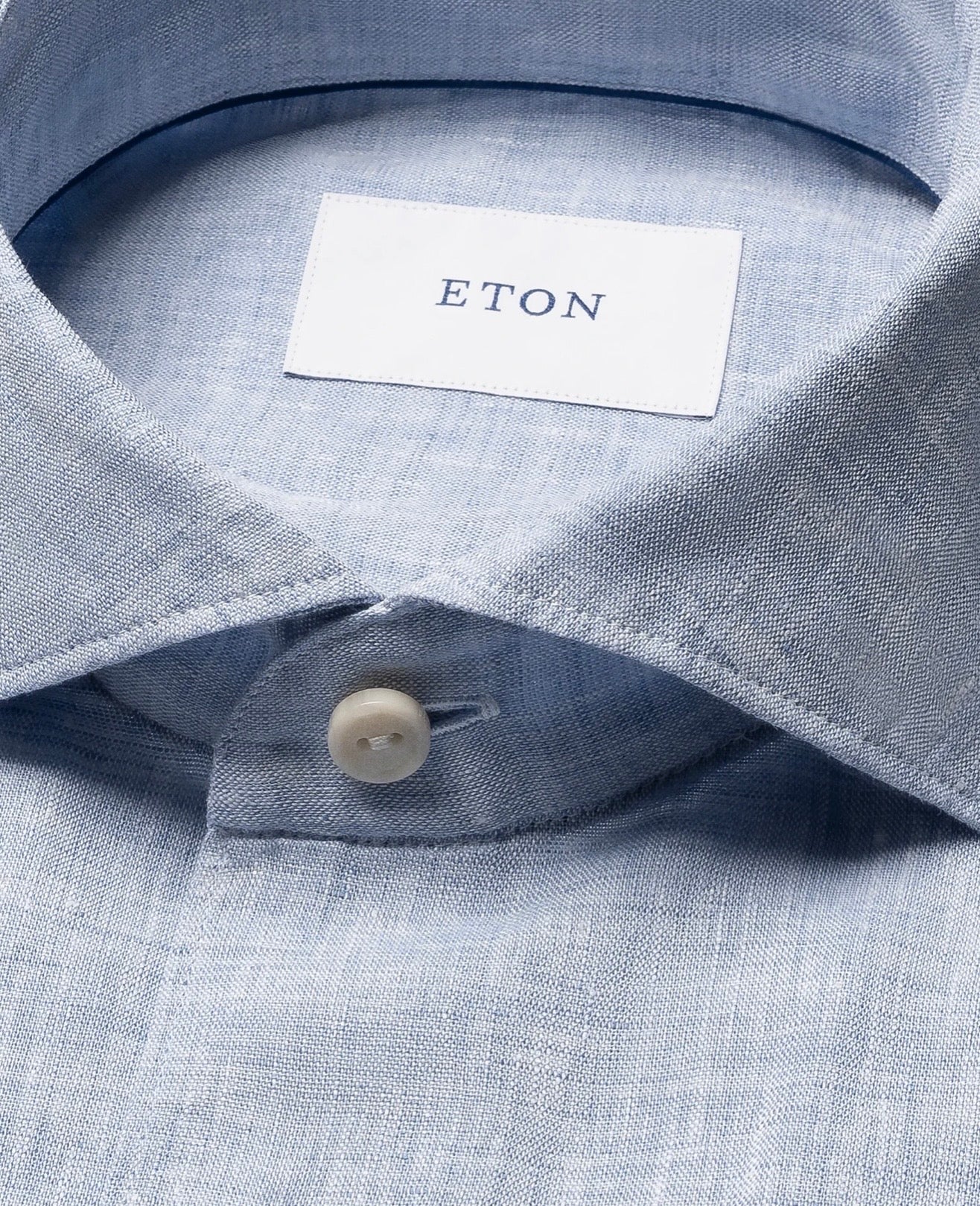 Eton Light Blue Linen Shirt