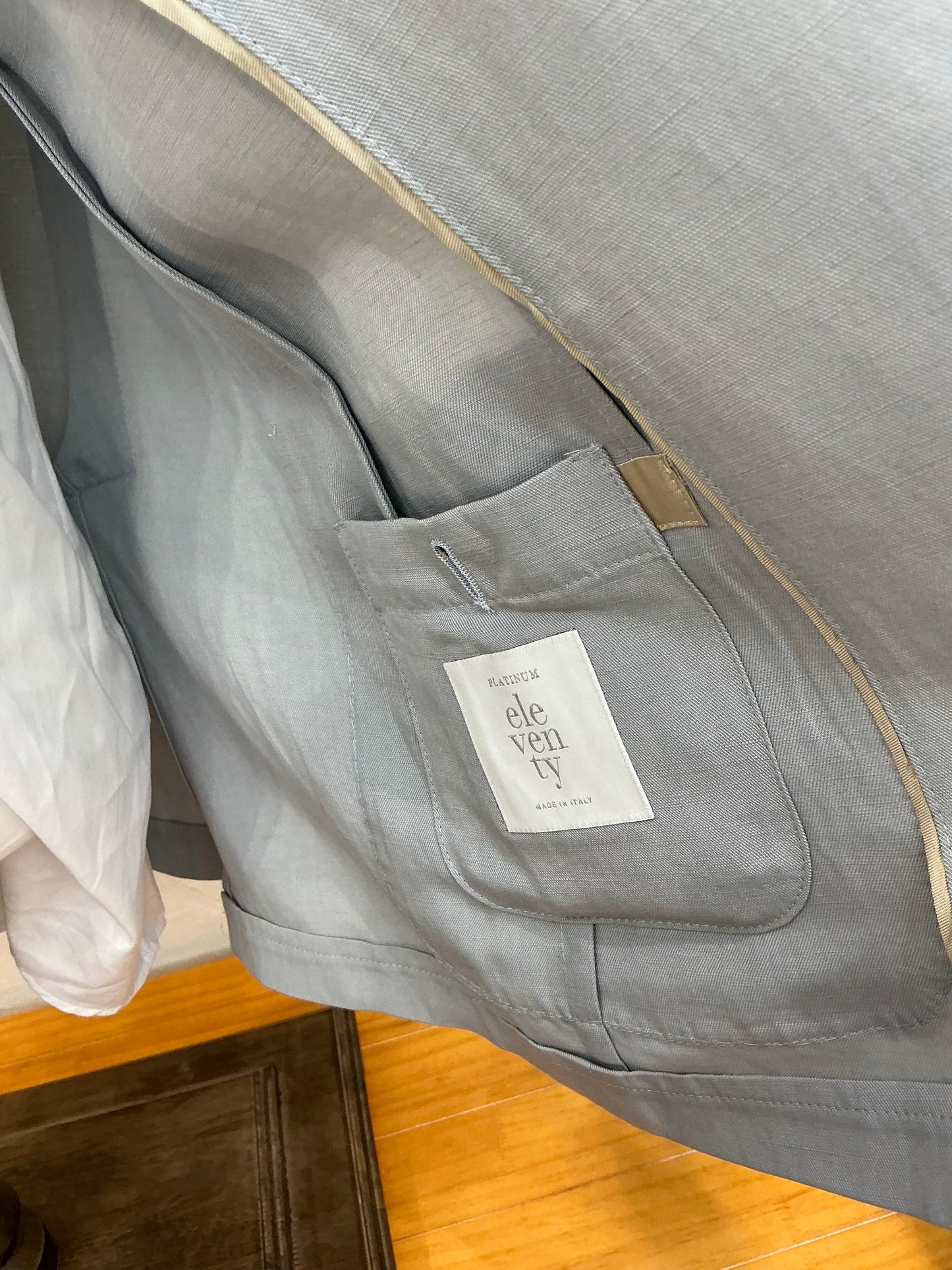 Eleventy Linen Blend Sport Coat – Made in Italy Blue