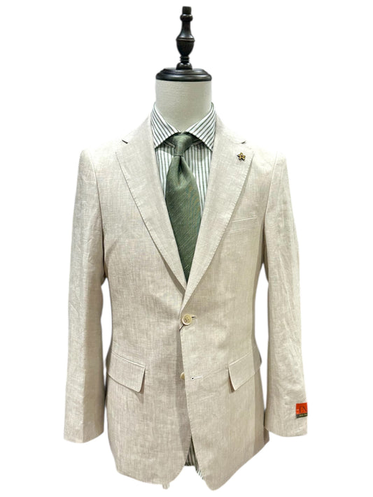 Tan Fine Linen Sport Coat