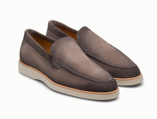 Magnanni Lourenco Gray Suede