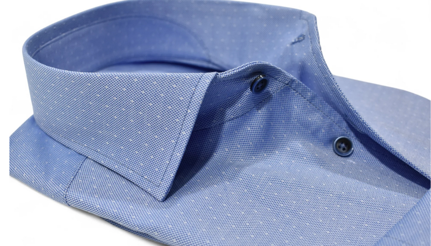 Marcello Shadow Diamond Shirt Blue