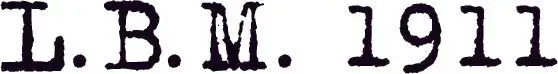 LBM 1911 logo