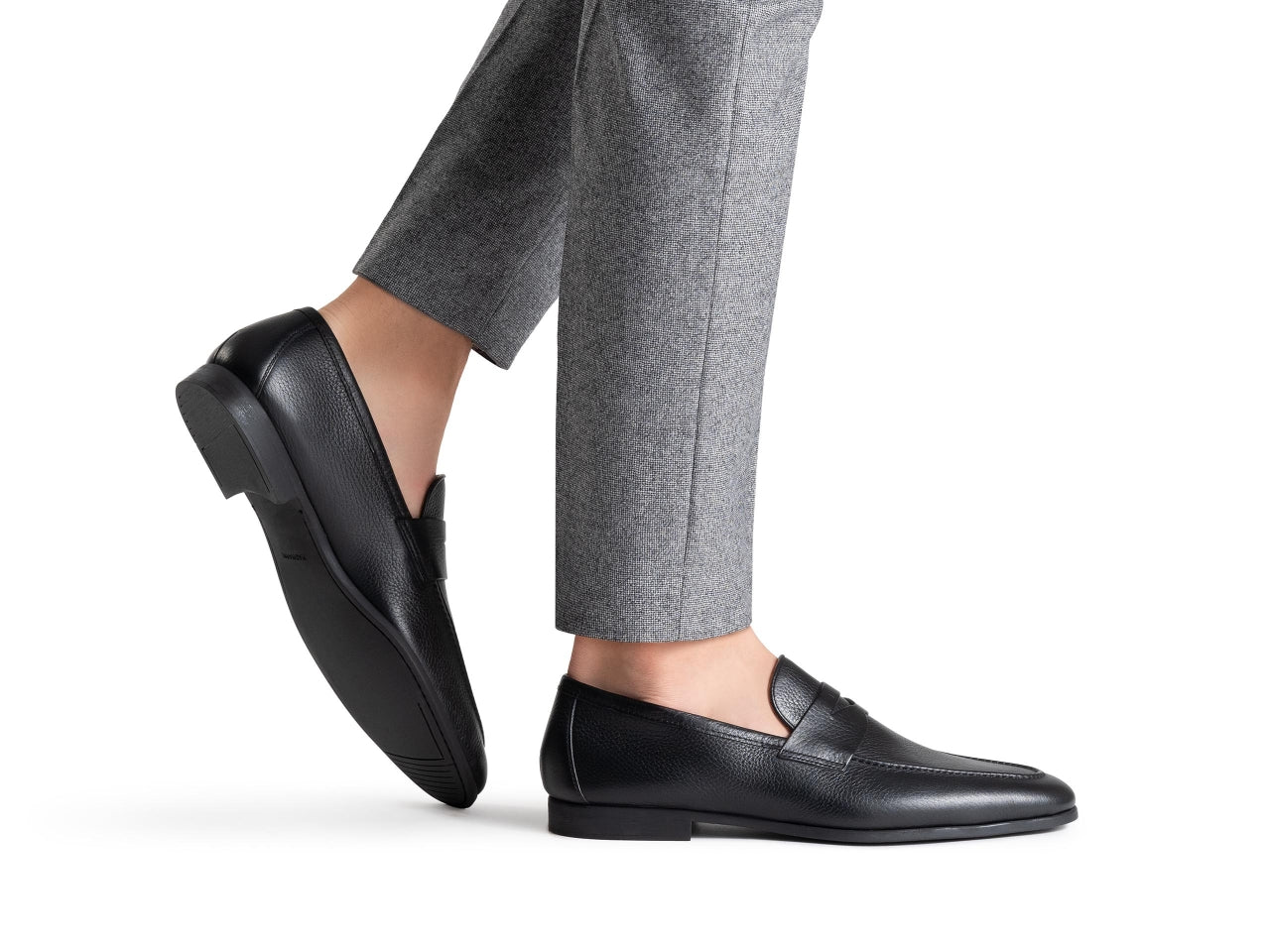 Magnanni Diezma II Black Penny Loafer