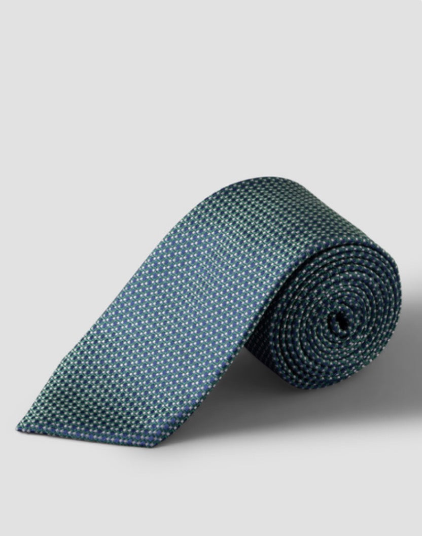 Eton Italian Green Woven Tie