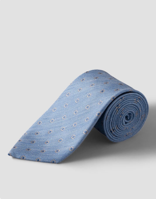 Eton Italian Blue Floral Tie