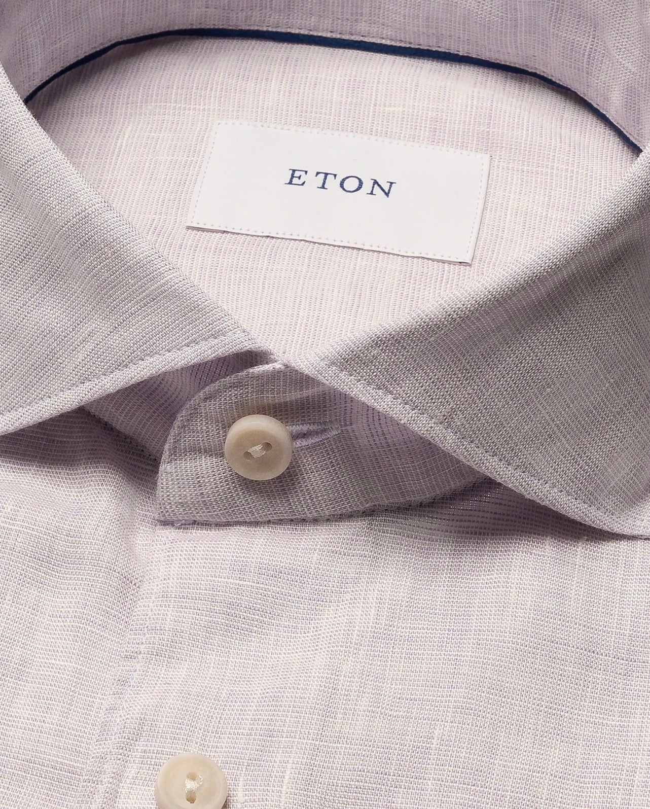 Eton Purple Linen Shirt
