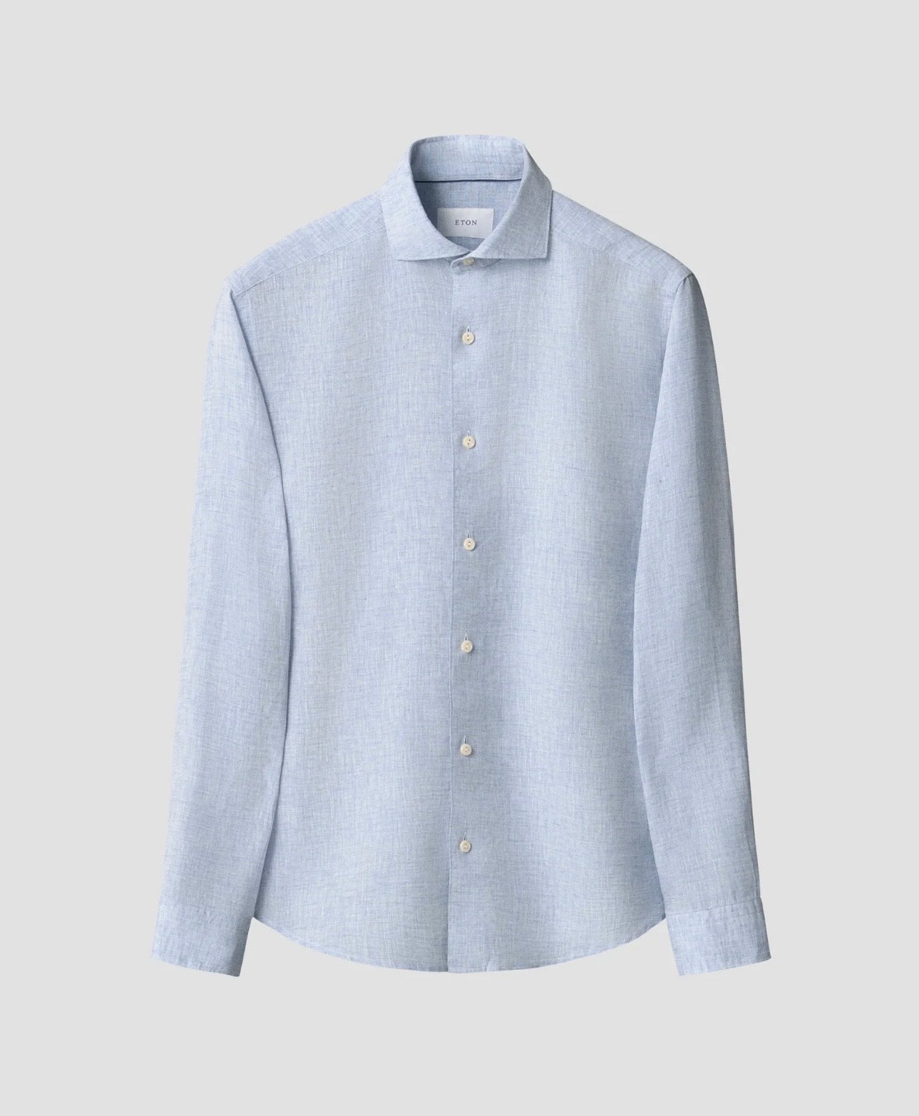 Eton Light Blue Linen Shirt