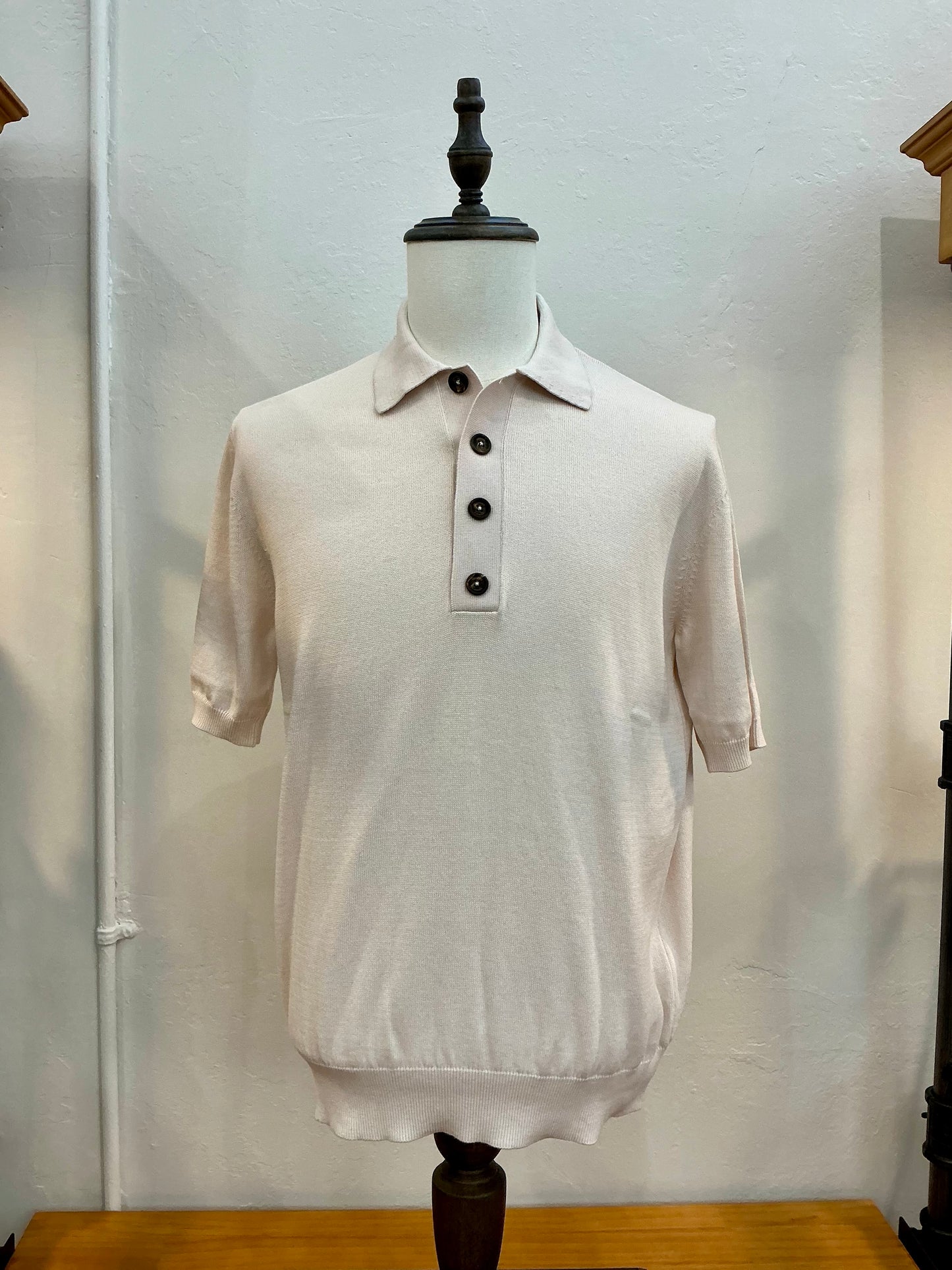 Eleventy Cotton & Cashmere Polo – Made in Italy