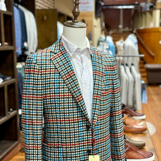 Byron Multi-Color Check Wool Sport Coat