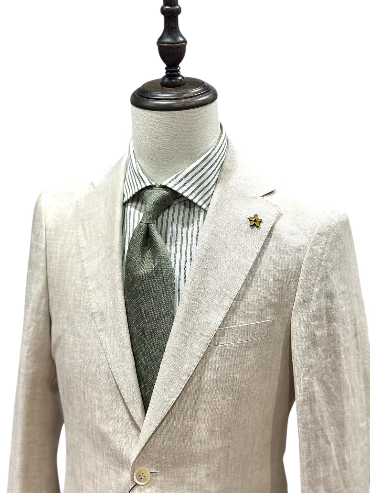 Tan Fine Linen Sport Coat
