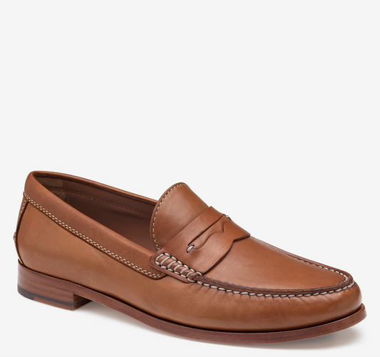 Johnston and Murphy Collection Baldwin Penny Loafer Tan
