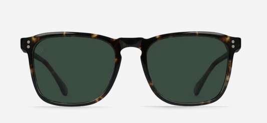 Raen Wiley Sunglasses Brindle Tort/ Green Polarized