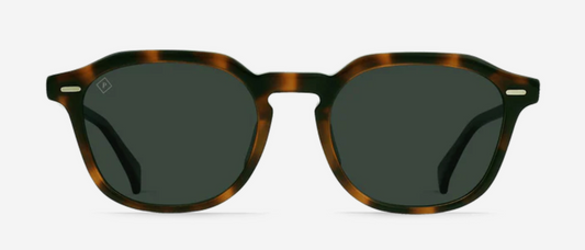 Raen Clyve Sunglasses Espresso Tortoise / Green Polarized