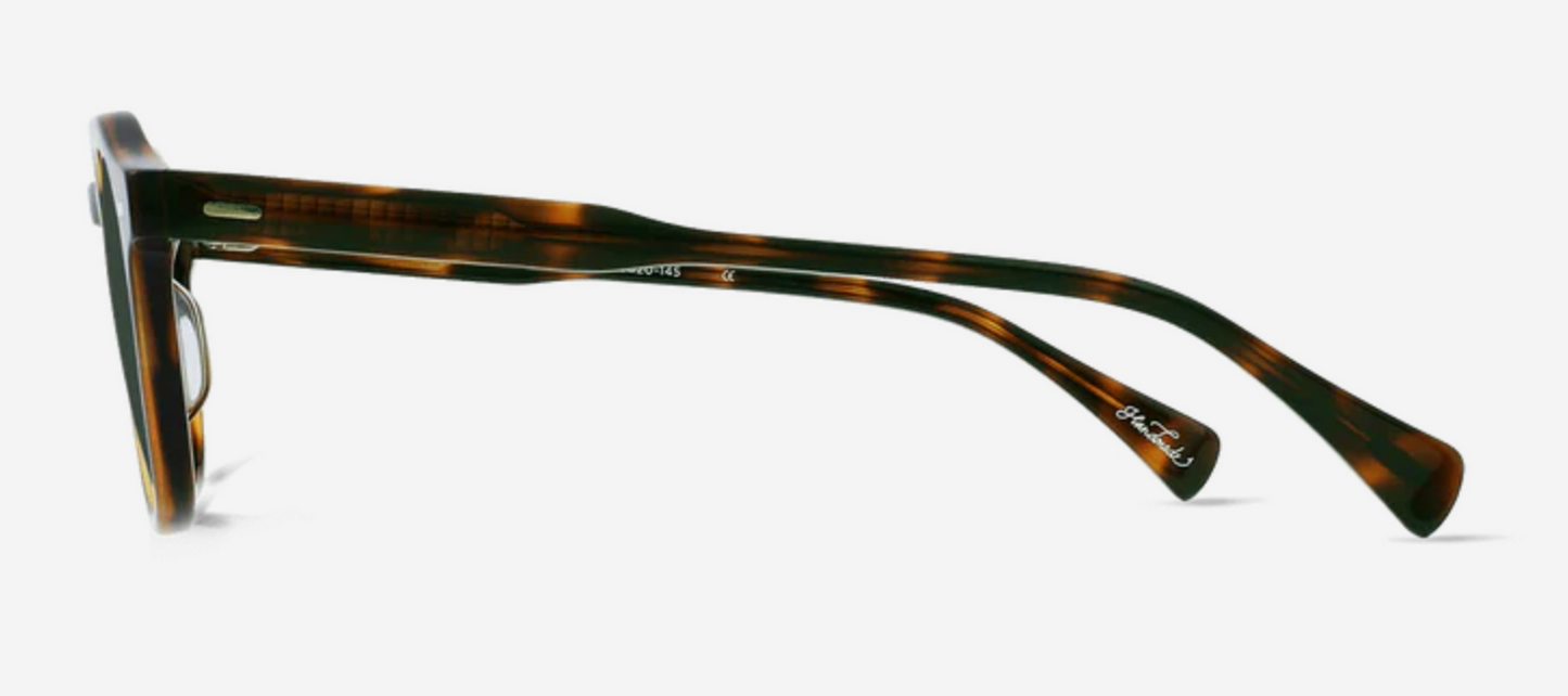 Raen Clyve Sunglasses Espresso Tortoise / Green Polarized