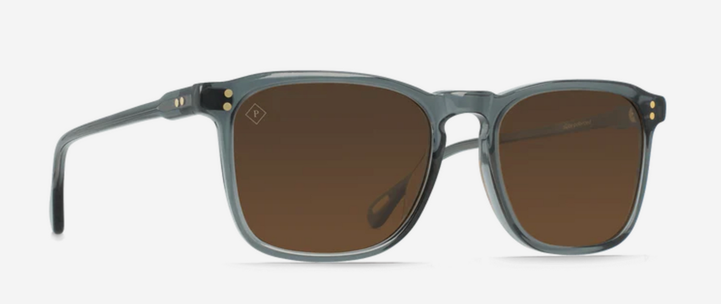 Raen Wiley Sunglasses Slate / Vibrant Brown Polarized