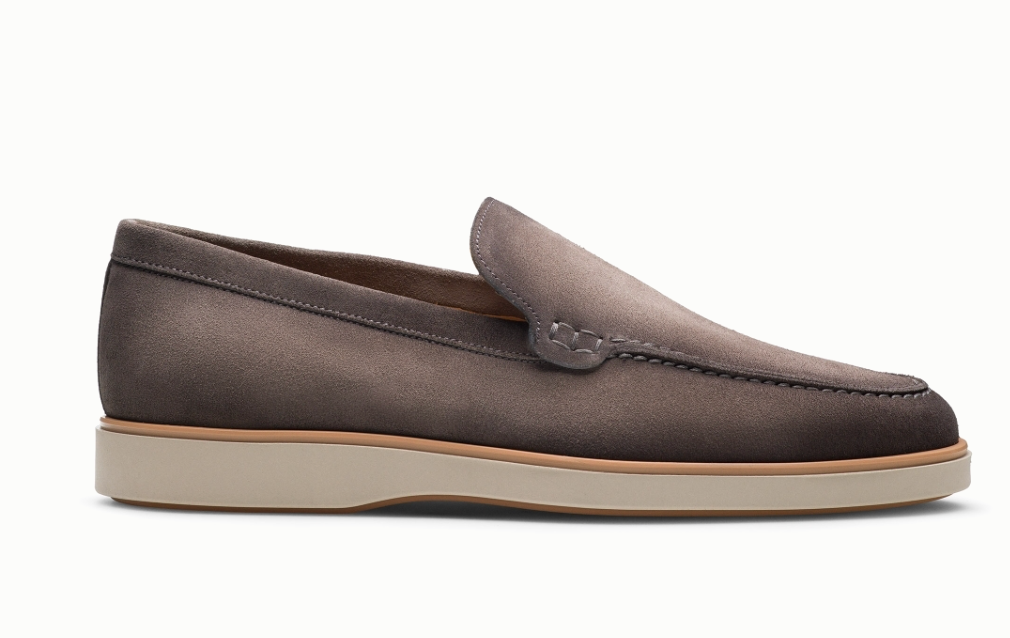 Magnanni Lourenco Gray Suede