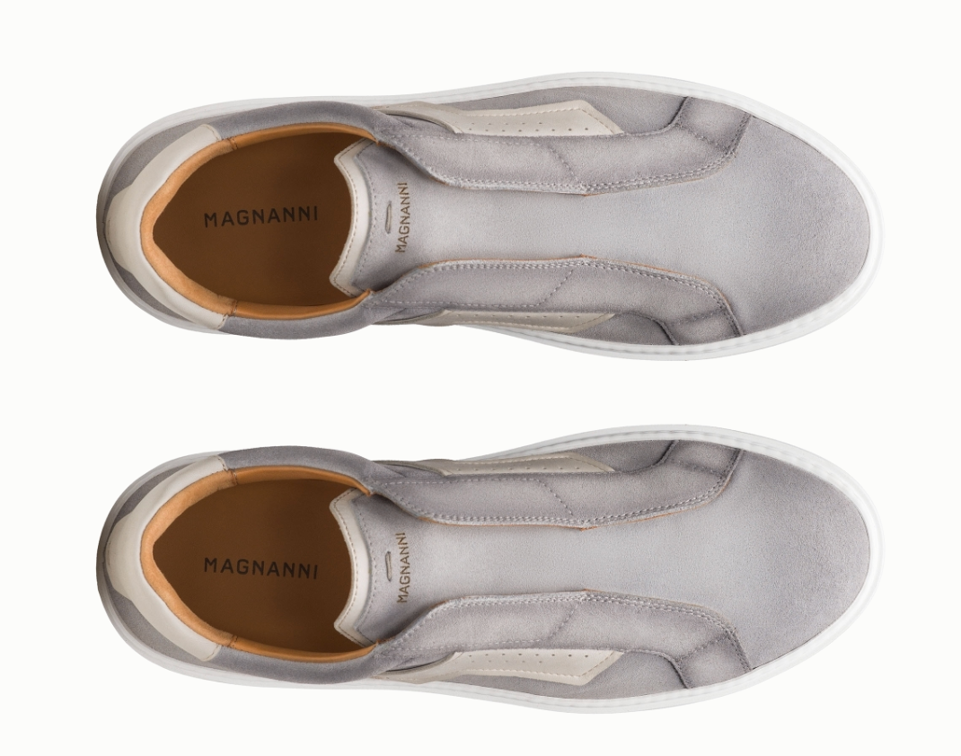 Magnanni Phoenix Slip Gray Suede