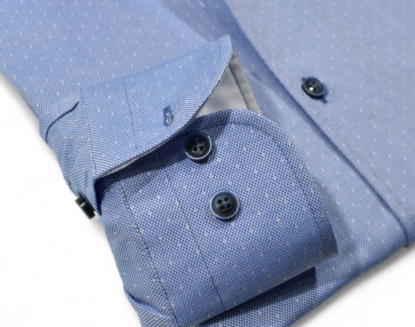 Marcello Shadow Diamond Shirt Blue